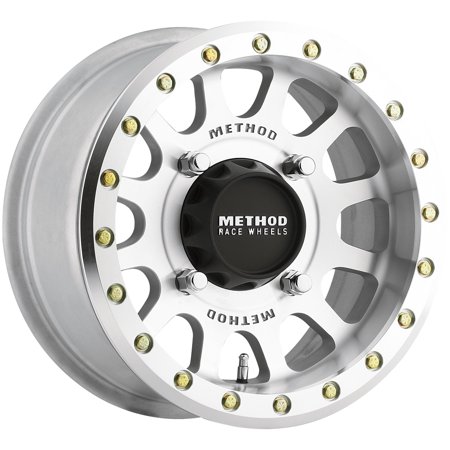 MR401-R UTV BEADLOCK, 15X5, 5+0/+46MM OFFSET, 4X136, 106MM CENTERBORE, RAW MACHI