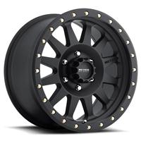 17X8.5 DOUBLE STANDARD 8X6.5 BP 4.75IN B/S 0 O/S - MATTE BLACK