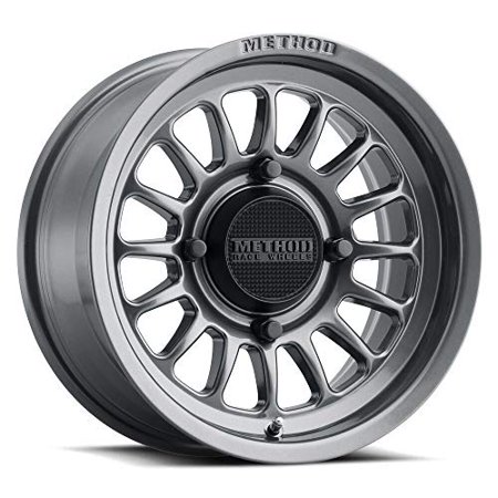 MR411,15X7,4+3/+13MM OFFSET,4X136,106.25MM CENTERBORE,GLOSS TITANIUM