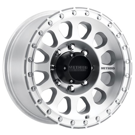 MR315,18X9,+18MM OFFSET,6X5.5,106.25MM CENTERBORE,MACHINED/CLEAR COAT