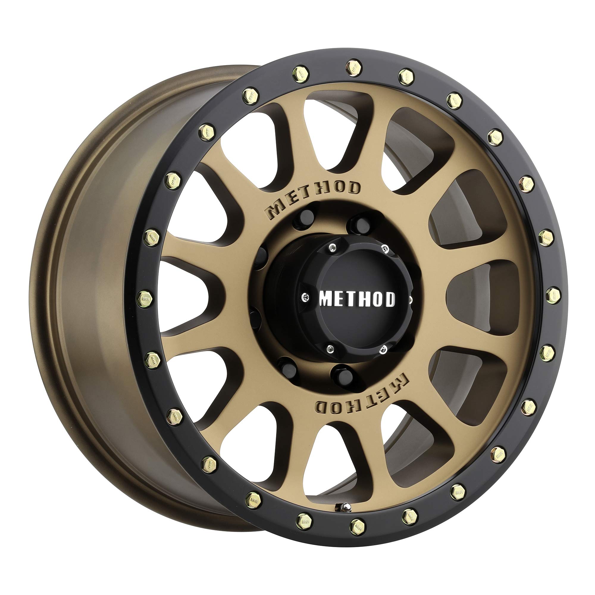 20X10 NV, -18MM OFFSET, 8X180, 130.81MM CENTERBORE, METHOD BRONZE/BLACK STREET L