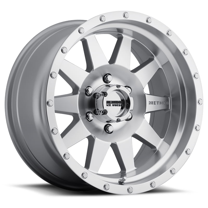 18X9  STANDARD 8X6.5 BP 5.75IN B/S 18 O/S  MACHINED/CLEAR COAT