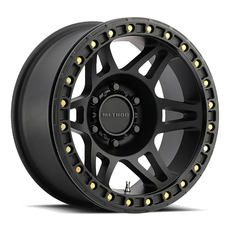 MR106 BEADLOCK 17X9 44MM O/S 5X5 MATTE BLACK W/ BHH24125