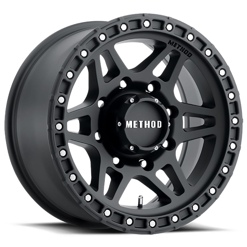 MR312 17X8.5 0MM O/S 6X5.5 MATTE BLACK