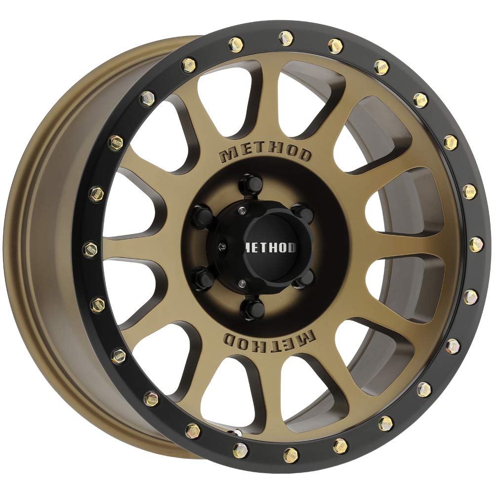 MR305 NV 17X8.5 +25MM OFFSET 6X135 94MM CB METHOD BRONZE/BLACK STREET LOC