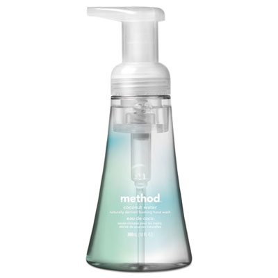 Method Foaming Hand Wash - Coconut Water Scent - 10 fl oz (295.7 mL) - Pump Bottle Dispenser - Hand - Clear - 6 / Carton