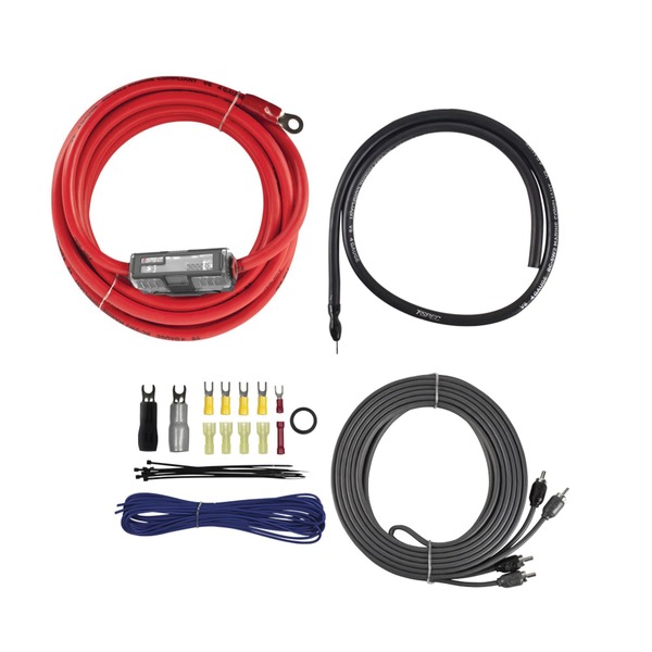 4AWG 1500W AMP KIT WITH RCA