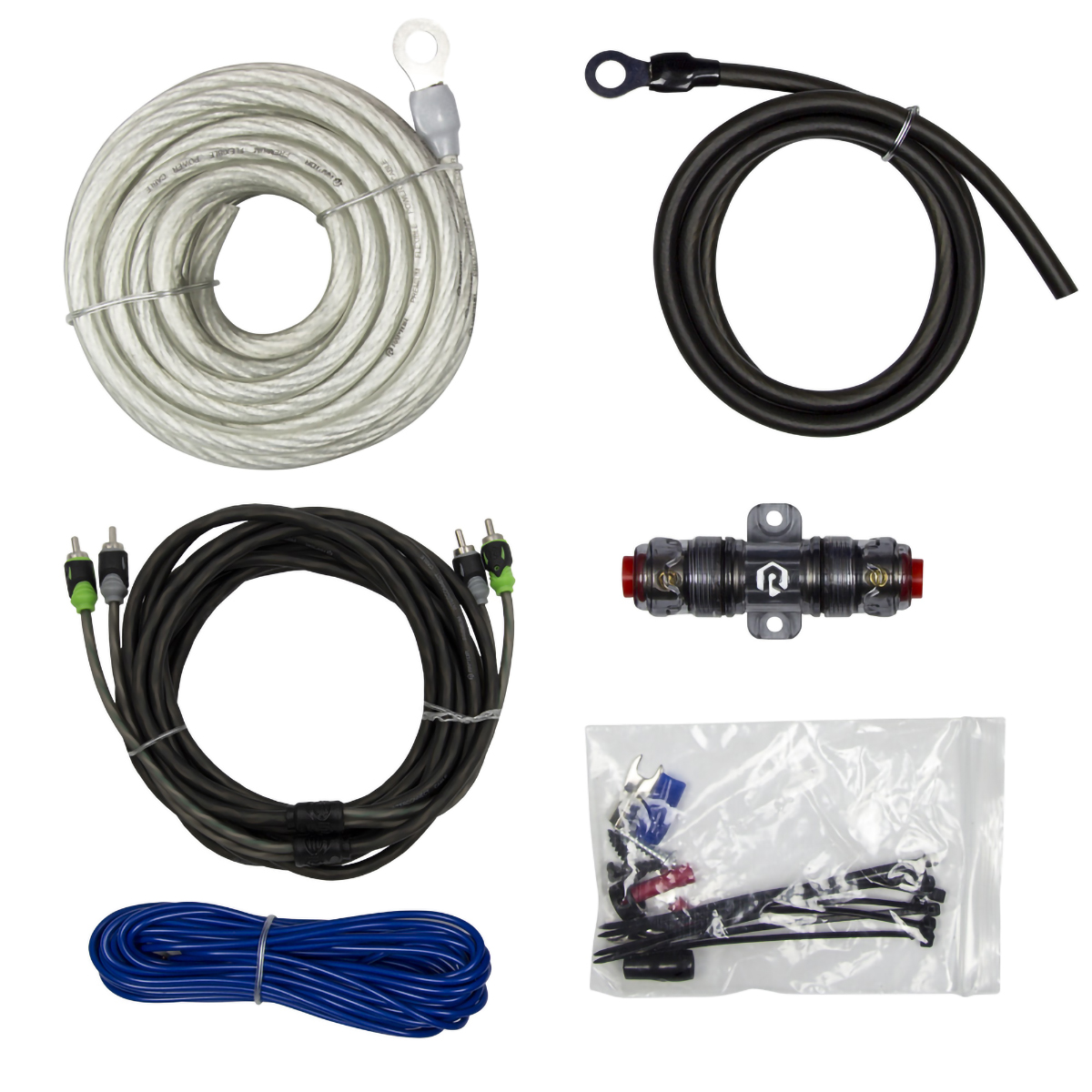 600W 8 AWG AMP KIT WITH RCA CABLE  PRO SERIES