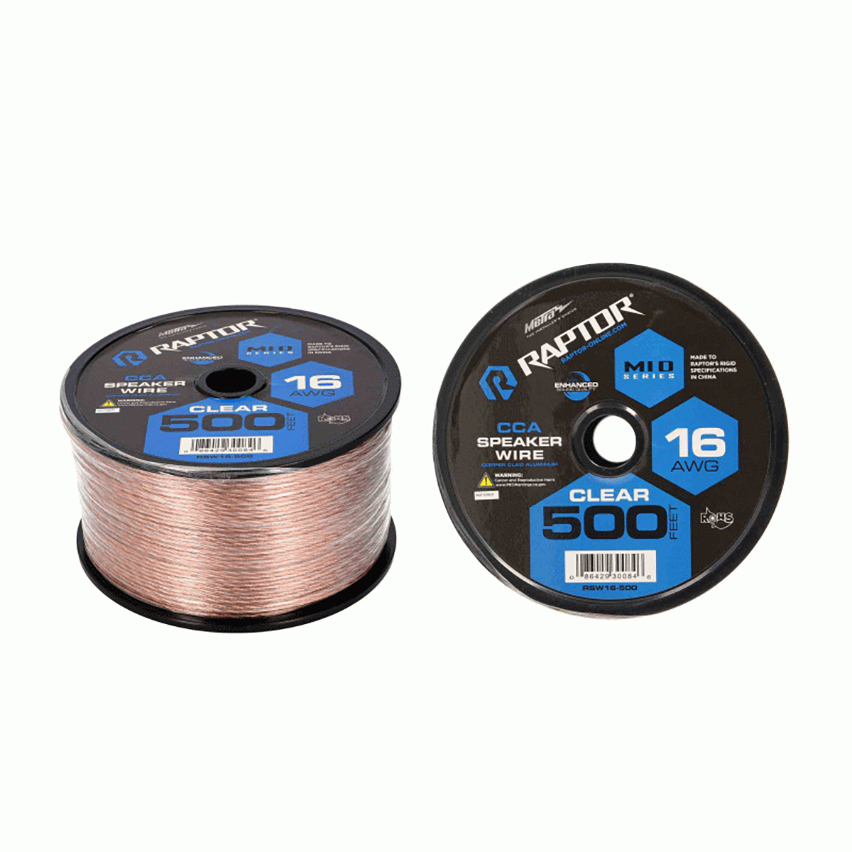 SPEAKER WIRE 16GA CLEAR 500FT  VICE SERIES
