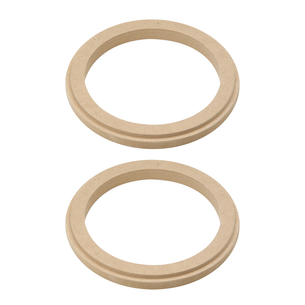 MDF SPEAKER RINGS 6 INCH X 3/4 INCH  PAIR