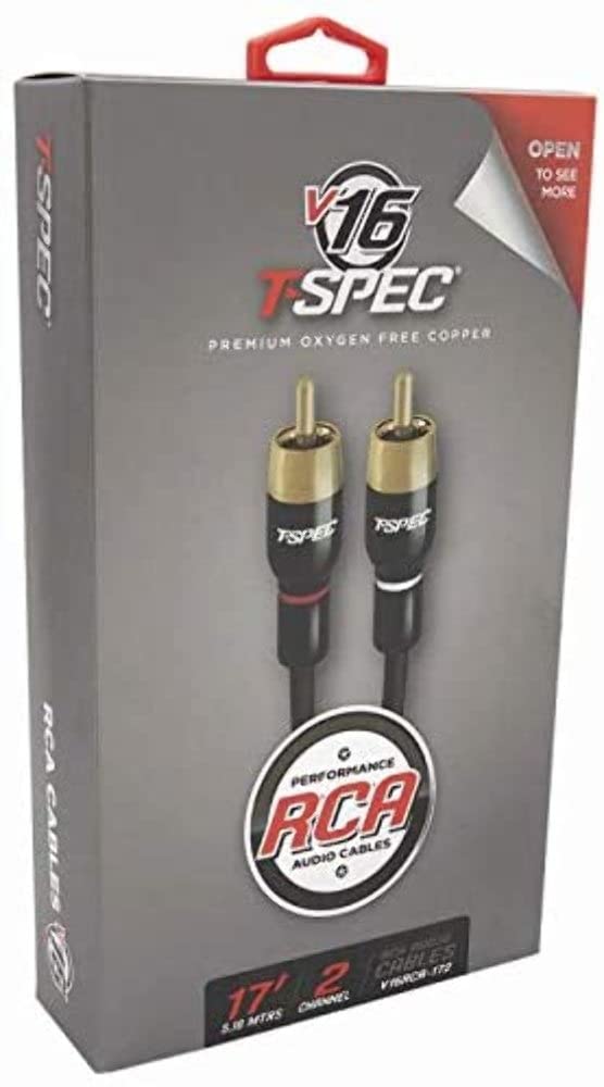 V16 SERIES RCA AUDIO CABLES  17 FEET