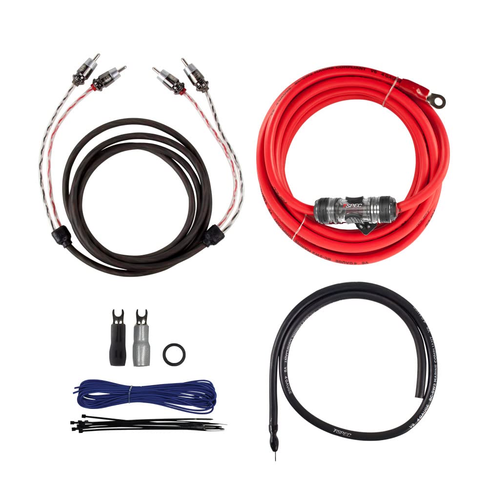 Metra T-Spec 4Ga AMP  Kit With Rca