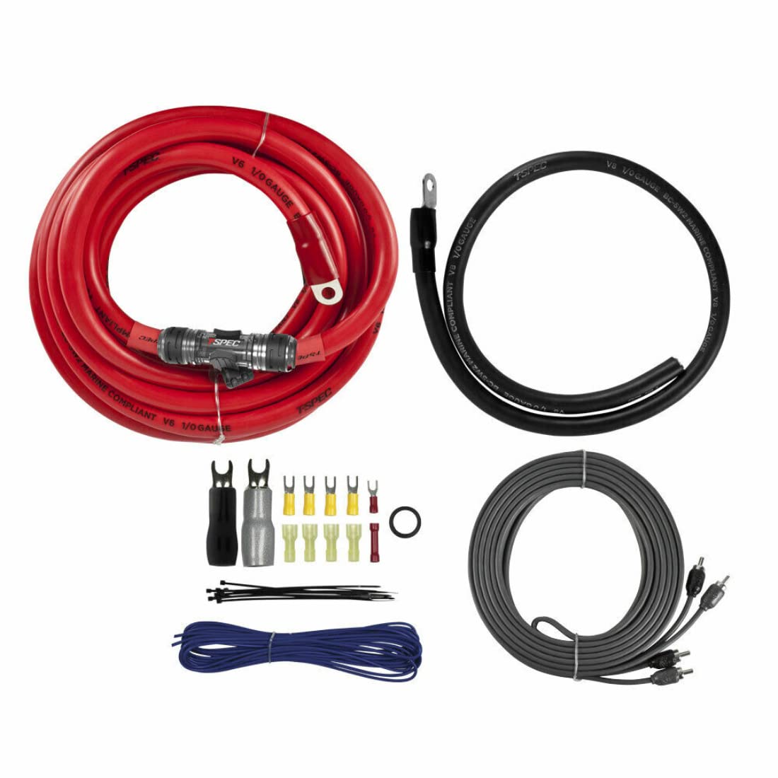 Metra T-Spec 1/0Ga AMP  Kit W/Rca No Speaker Wire