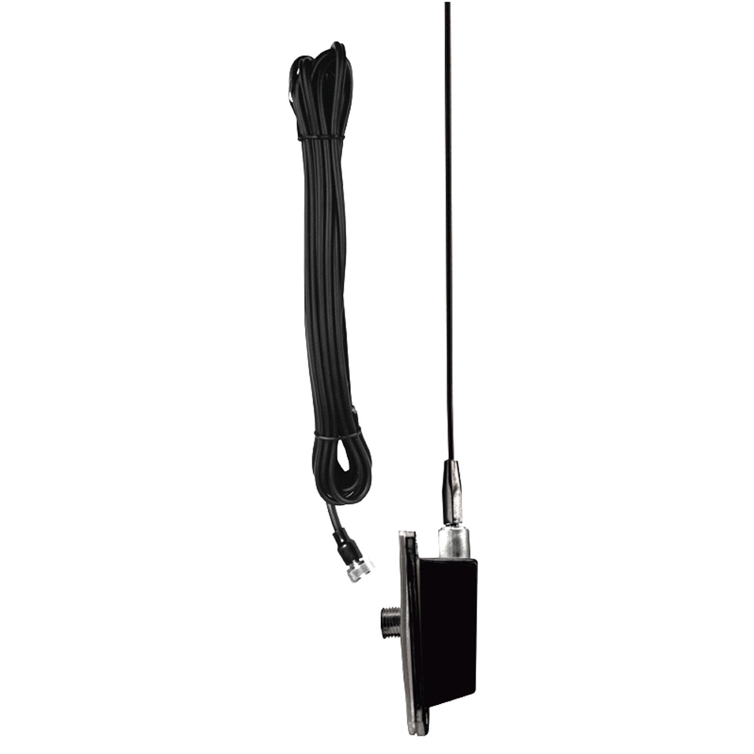 METRA 44US51-B UNIVERSAL 31" ONE SECTION BLACK AM/FM SIDE MOUNT ANTENNA