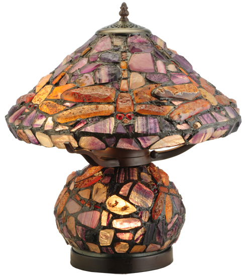 18.5"H Dragonfly Agata Table Lamp