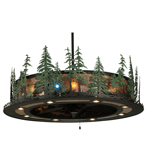 48"W Tall Pines W/Up & Downlights & LED Spotlight Chandel-Air