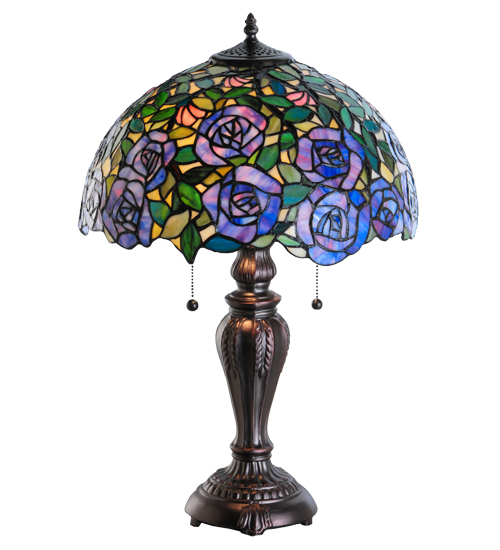 24"H Rosebush Table Lamp