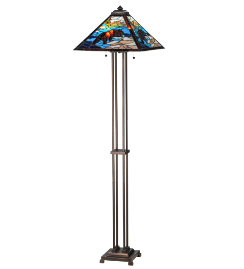 62.5"H Grizzly Bear Floor Lamp