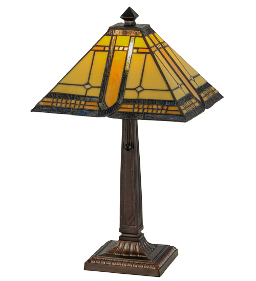 21"H Sierra Prairie Mission Table Lamp