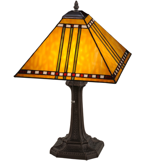 19"H Prairie Corn Table Lamp