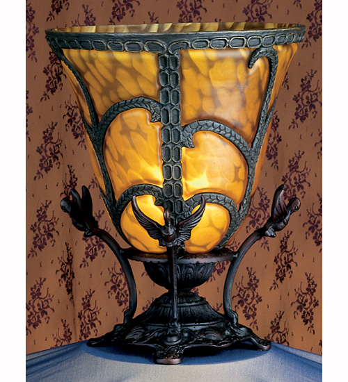 13"H Castle Bell Accent Lamp