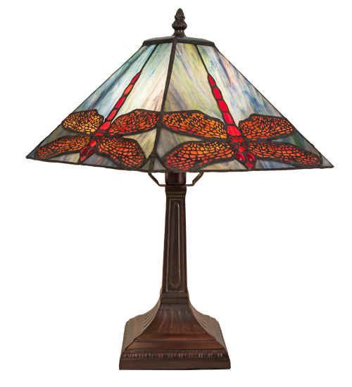 15.5"High Prairie Dragonfly Accent Lamp