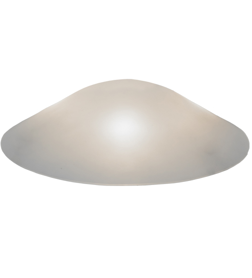 20"W Metro Fusion Frosted Glass Cone Shade