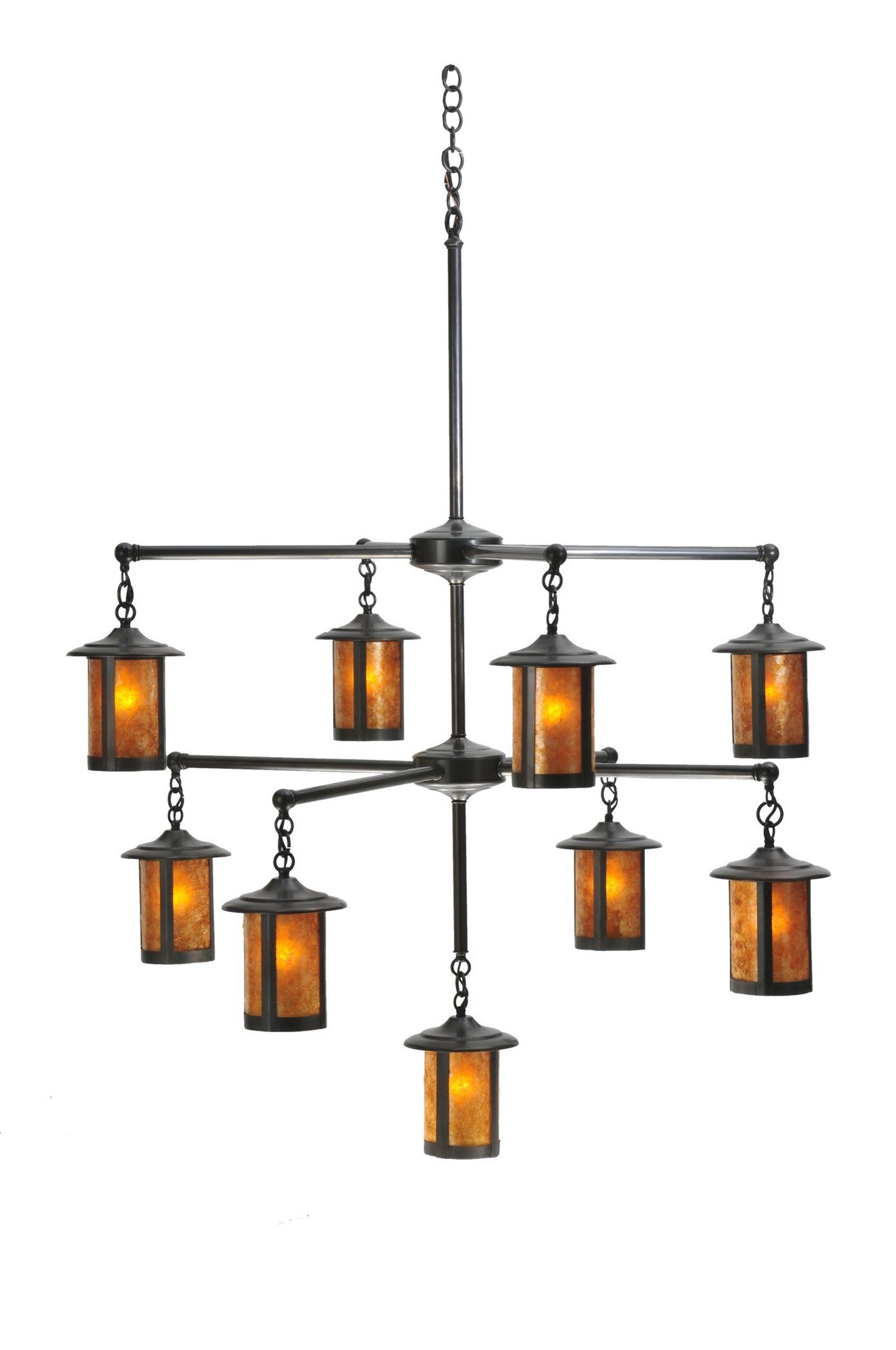 42"W Fulton Prime 9 Light Chandelier