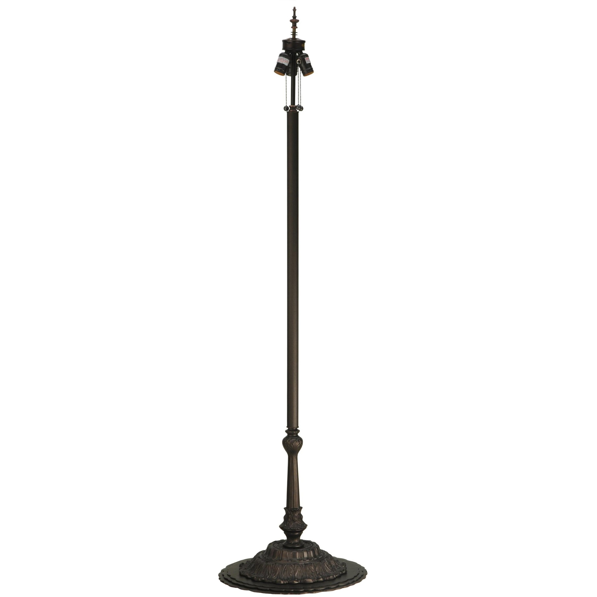 62" Weighted 3 Light Plchn Floor Base Hardware