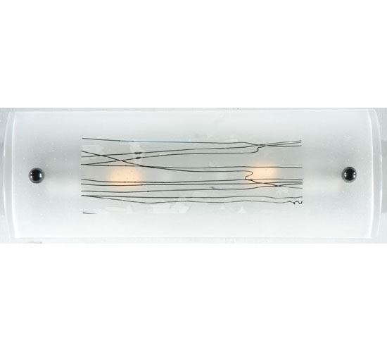 18"W Metro Fusion Twigs Glass Vanity Light