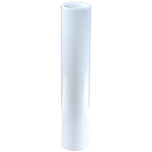 3"W Cylindre White Glass Shade