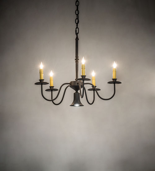 22" Wide Eden 6 Light Chandelier