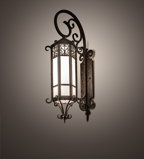 12" Wide Caprice Lantern Wall Sconce