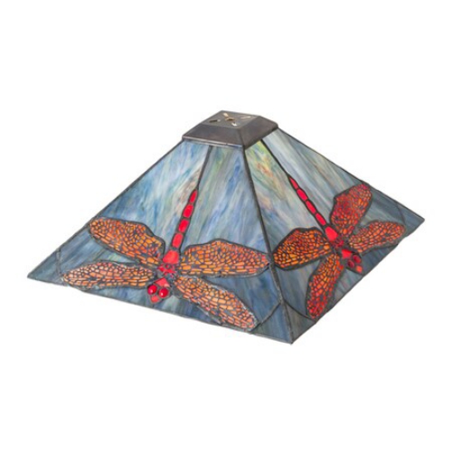 13" Square Prairie Dragonfly Shade