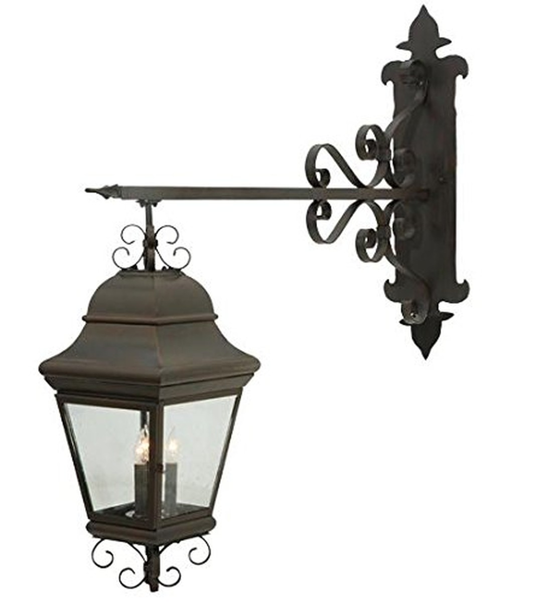 11" Wide Monaco Lantern Wall Sconce