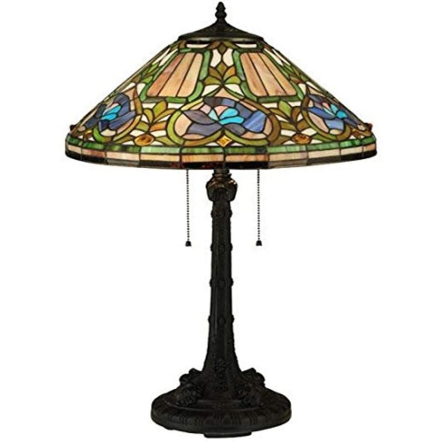 26.5"H Tiffany Floral Table Lamp