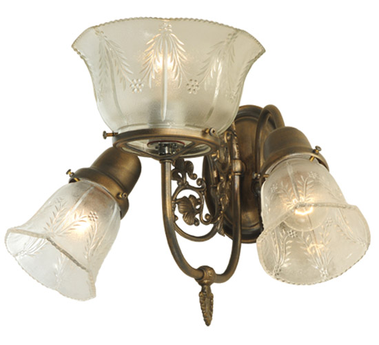 15"W Revival 3 Light Wall Sconce