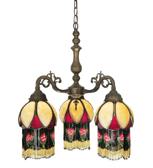 20"W Isabella 3 Arm Chandelier