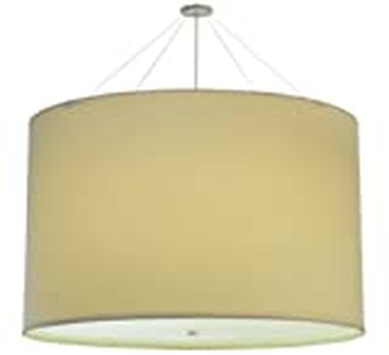 48"W Cilindro Natural Textrene Pendant
