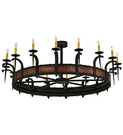 60"W Costello 16 Light Chandelier