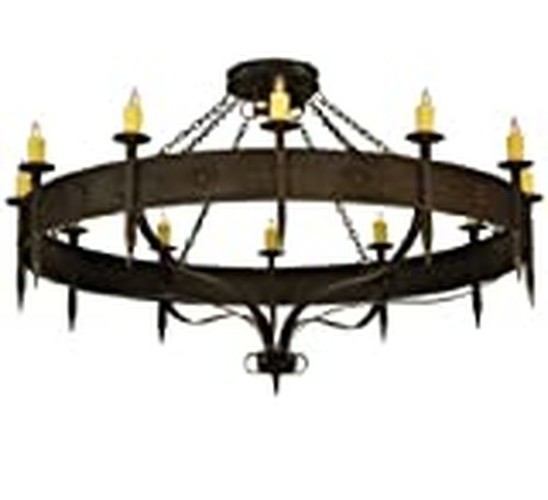 72" Wide Warwick 12 Light W/Downlights Chandelier