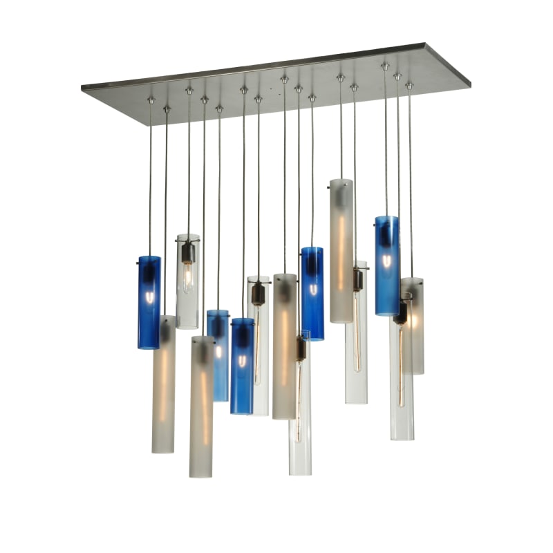 48" Long Cilindro 15 Light Cascading Pendant