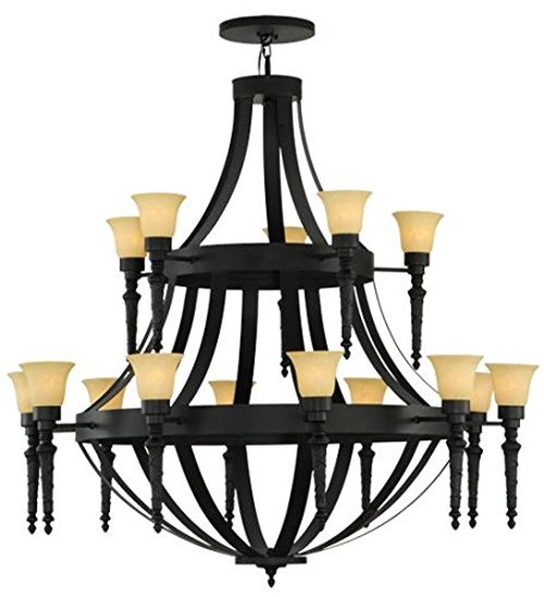 60"W Pontoise 15 Light Chandelier