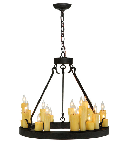 24"W Deina 18 Light Chandelier