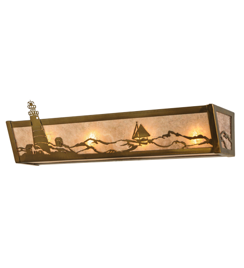 24"W Lighthouse Vanity Light