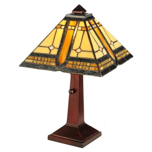 16"H Sierra Prairie Mission Accent Lamp