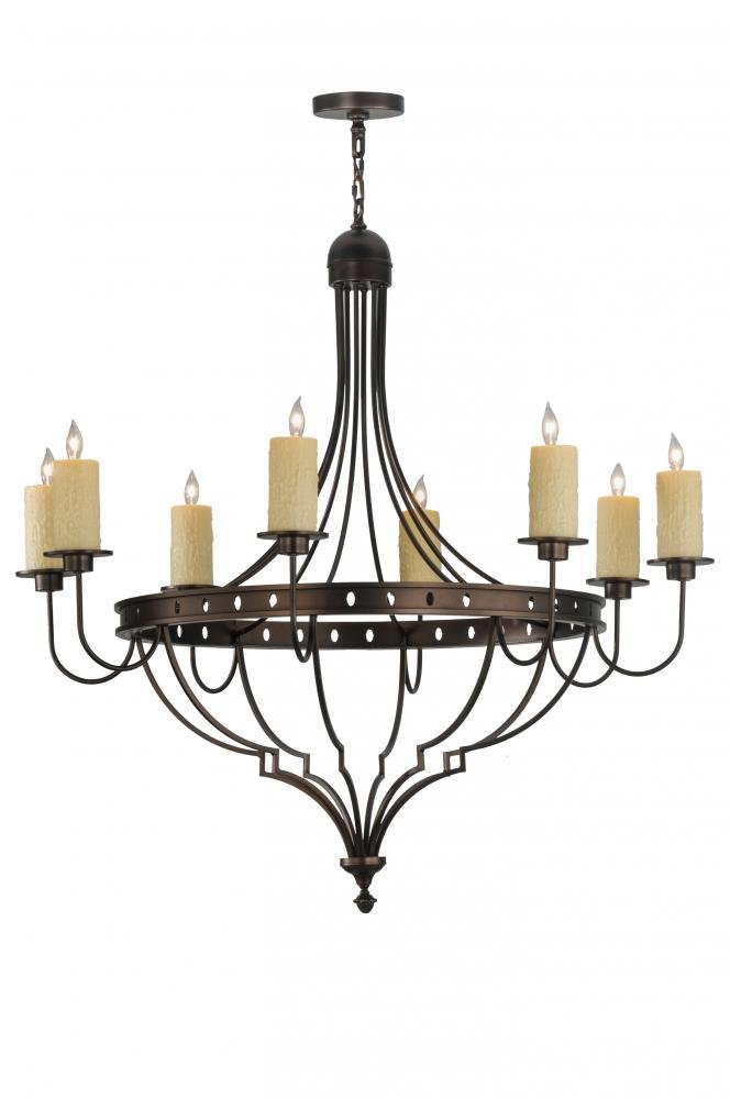 48"W Bottini 8 Light Chandelier