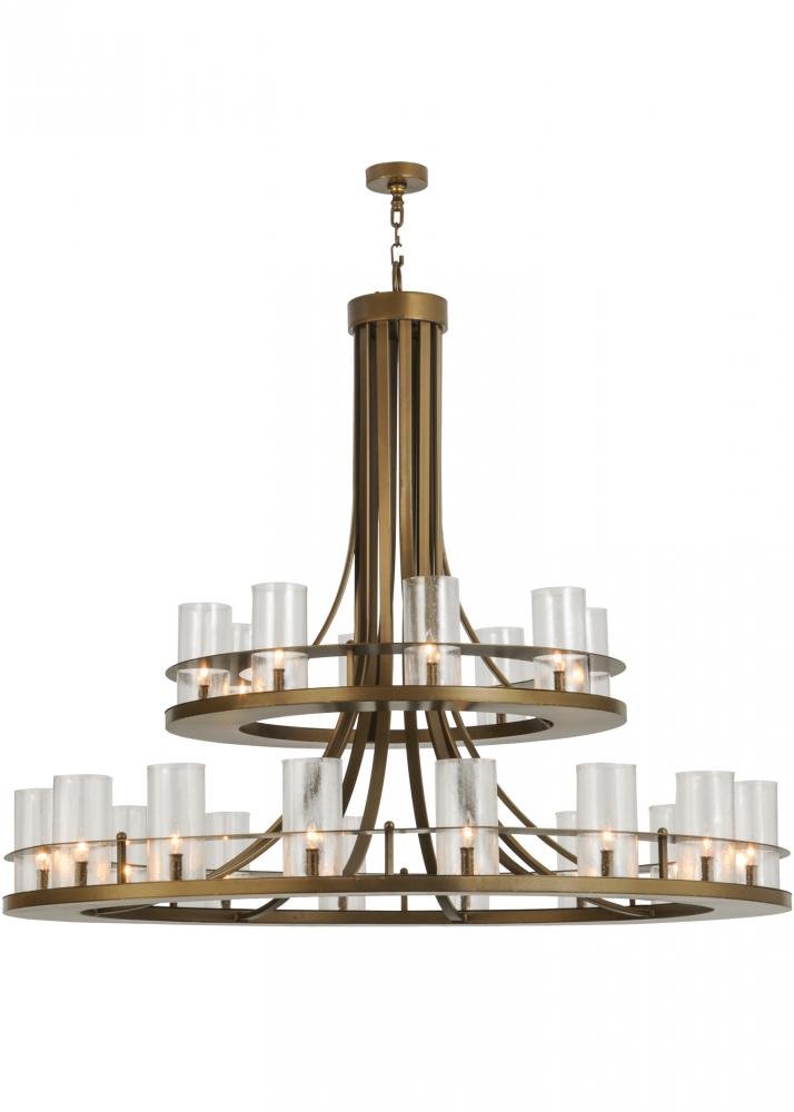 60"W Arion 24 Light Two Tier Pendant