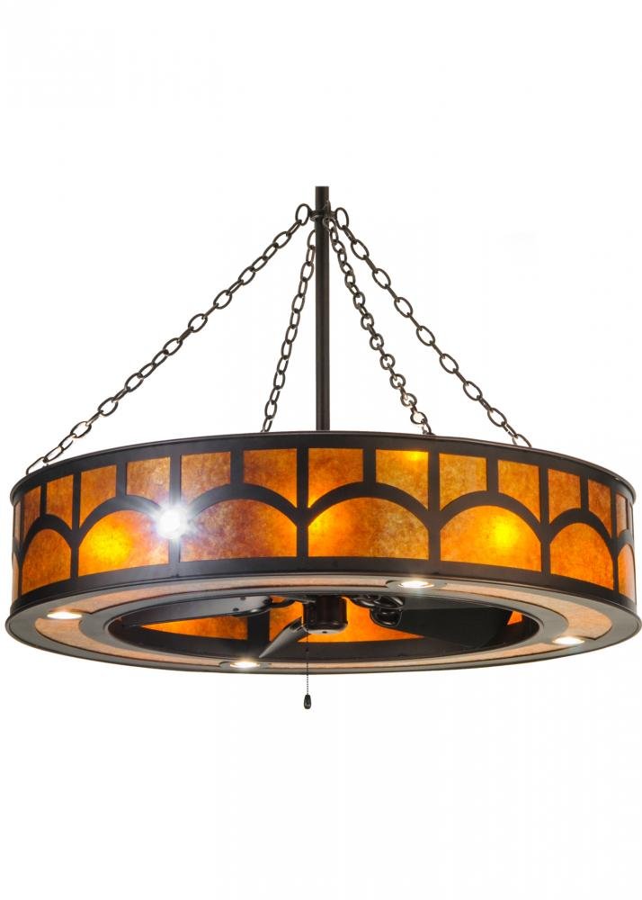 44"W Mission Hill Top W/Up and Downlights and LED Spotlight Chandel-Air