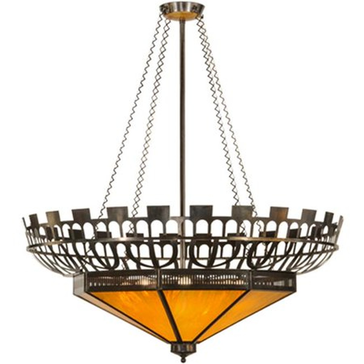 55"W Davis Street Inverted Pendant